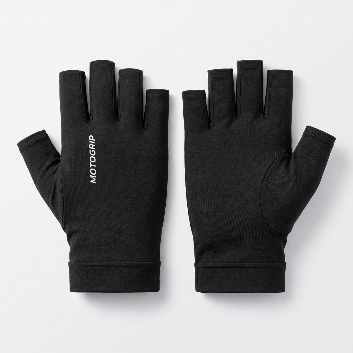A pair of MotoGrip partial-finger riding support liners